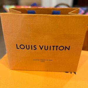 Louis Vuitton Orange Shopping Bag